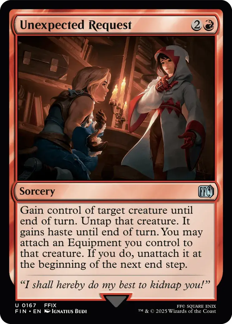 Unexpected Request - FINAL FANTASY - U - 167