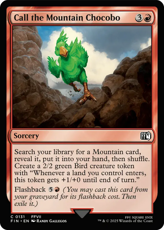 Call the Mountain Chocobo - FINAL FANTASY - C - 131