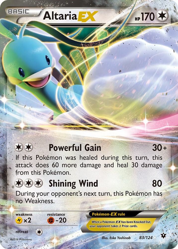 Altaria EX - XY - Fates Collide - Ultra Rare - 83/124