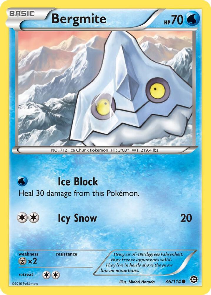 Bergmite - XY - Steam Siege - Common - 36/114