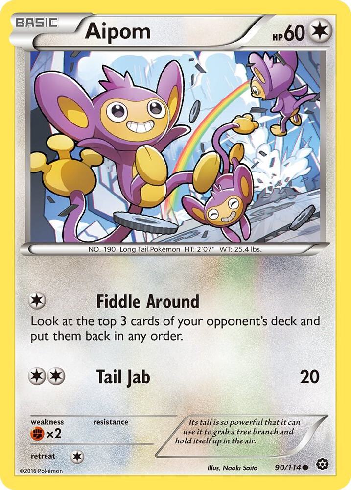 Aipom - XY - Steam Siege - Common - 90/114