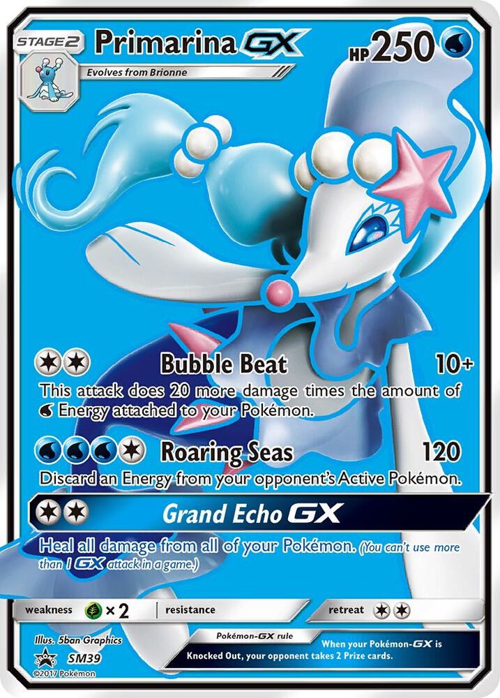 Primarina GX - SM39 - SM Promos - Promo - SM39