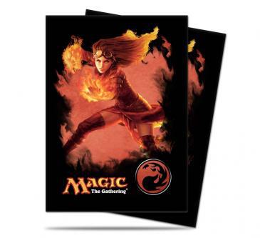 Mana 4 Planeswalker - Chandra Standard Deck Protectors for Magic (80-Pack)