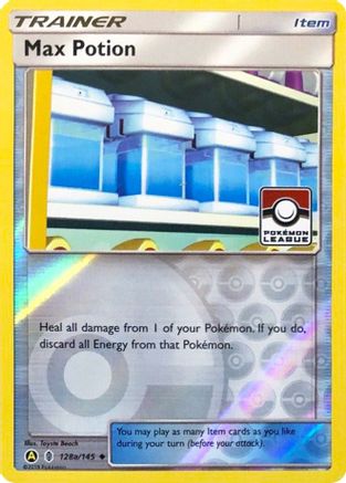 Max Potion - 128a/145 (Pokemon League) - League & Championship Cards - Promo - 128a/145