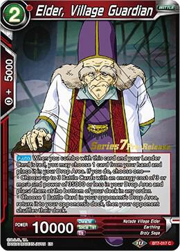 Elder, Village Guardian - Assault of the Saiyans Pre-Release Cards - Common - BT7-017_PR