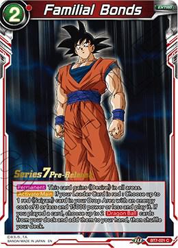Familial Bonds - Assault of the Saiyans Pre-Release Cards - Common - BT7-021_PR