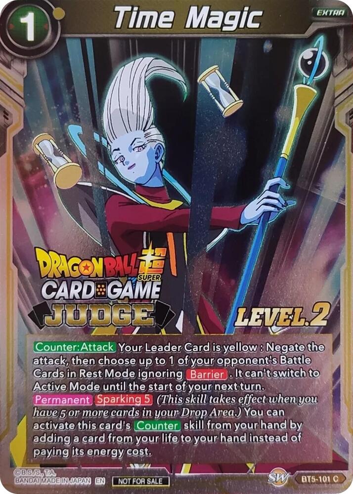 Time Magic (Level 2) - Judge Promotion Cards - Promo - BT5-101
