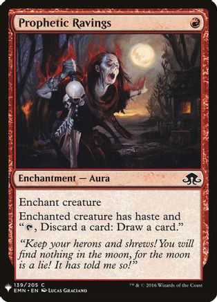 Prophetic Ravings - Mystery Booster Cards - C - 139
