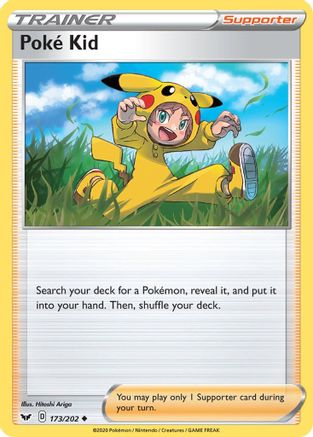 Poke Kid - SWSH01: Sword & Shield Base Set - Uncommon - 173/202