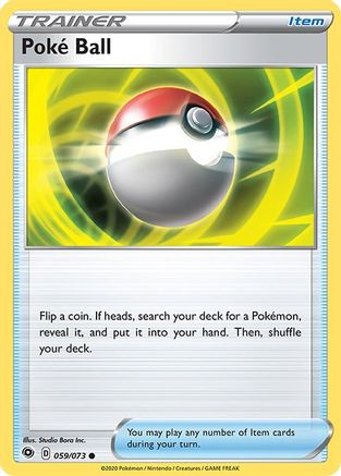 Poke Ball - Champion's Path - Common - 59/73