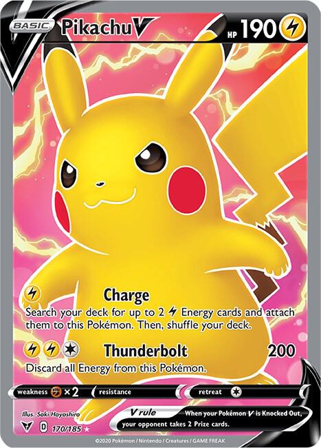 Pikachu V - SWSH04: Vivid Voltage - Ultra Rare - 043/185