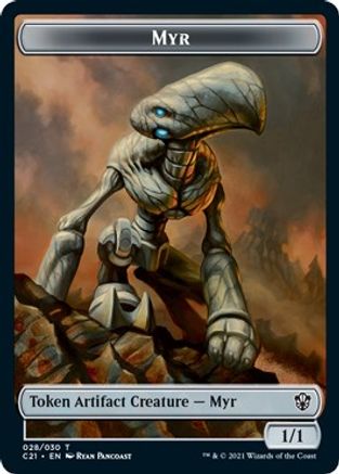 Myr // Treasure Double-sided Token - Commander 2021 - T -