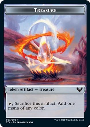 Myr // Treasure Double-sided Token - Commander 2021 - T -