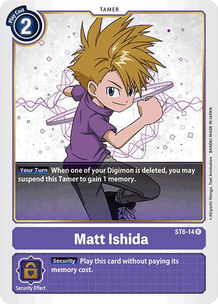 Matt Ishida - Starter Deck 06: Venomous Violet - Rare - ST6-14 R