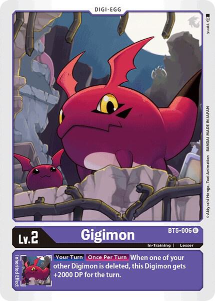Gigimon - Battle of Omni - Uncommon - BT5-006 U