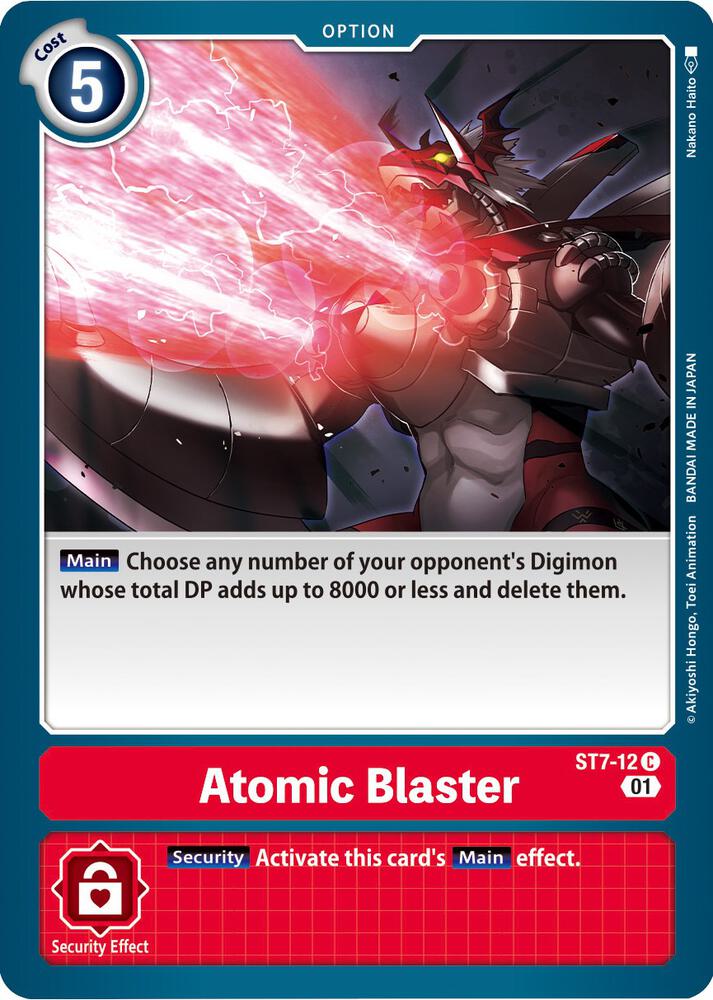 Atomic Blaster - Starter Deck 07: Gallantmon - Common - ST7-12 C
