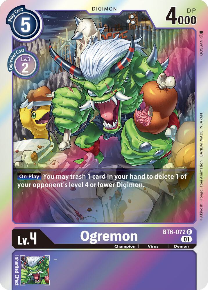 Ogremon - Double Diamond - Rare - BT6-072 R