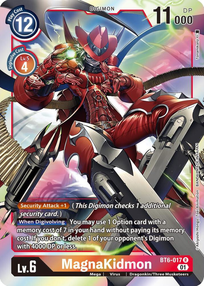 MagnaKidmon - Double Diamond - Rare - BT6-017 R