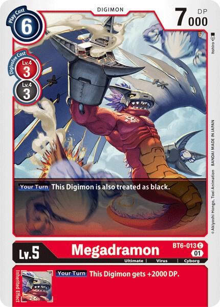 Megadramon - Double Diamond - Common - BT6-013 C