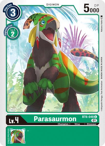 Parasaurmon - Double Diamond - Common - BT6-048 C