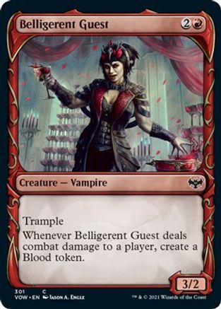 Belligerent Guest (Showcase) - Innistrad: Crimson Vow - C - 301