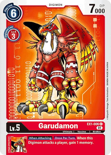 Garudamon - Classic Collection - Common - EX1-006 C