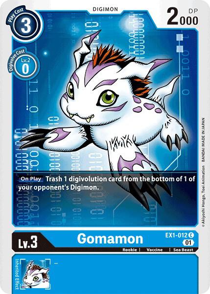 Gomamon - Classic Collection - Common - EX1-012 C