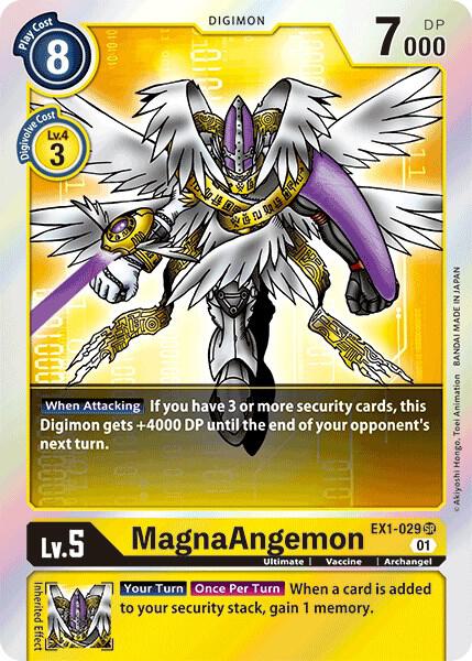 MagnaAngemon - Classic Collection - Super Rare - EX1-029 SR
