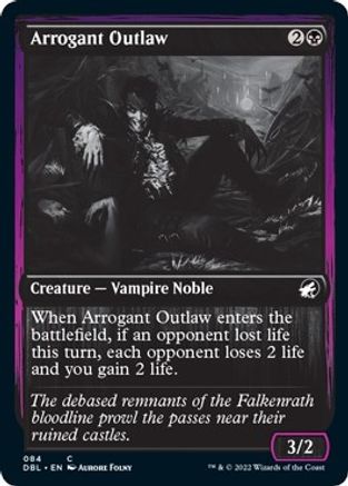 Arrogant Outlaw - Innistrad: Double Feature - C - 84