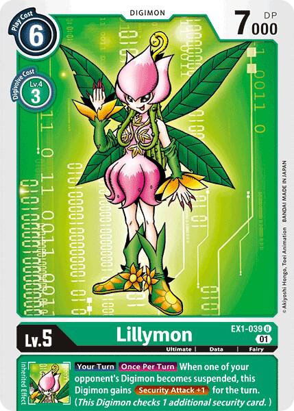 Lillymon - Classic Collection - Uncommon - EX1-039 U