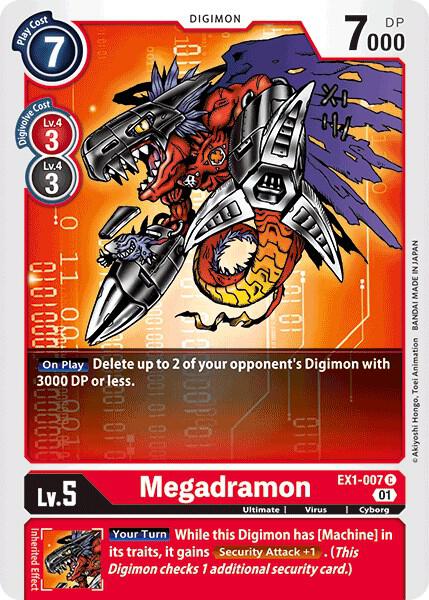 Megadramon - Classic Collection - Common - EX1-007 C