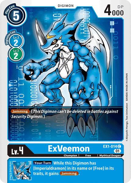 ExVeemon - Classic Collection - Common - EX1-014 C