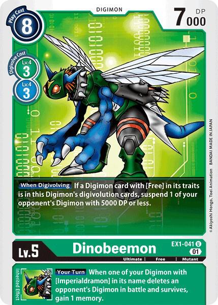 Dinobeemon - Classic Collection - Uncommon - EX1-041 U