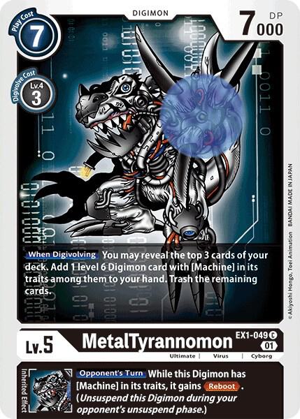 MetalTyrannomon - Classic Collection - Common - EX1-049 C
