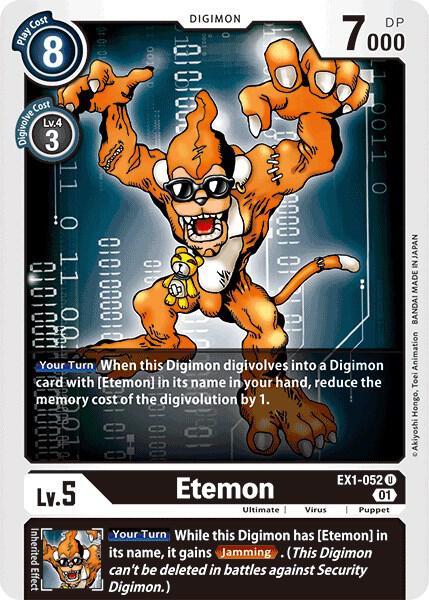 Etemon - Classic Collection - Uncommon - EX1-052 U