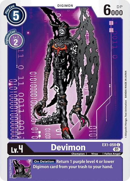 Devimon - Classic Collection - Common - EX1-058 C