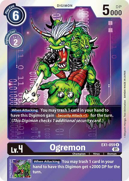 Ogremon - Classic Collection - Rare - EX1-059 R