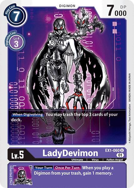 LadyDevimon - Classic Collection - Uncommon - EX1-060 U
