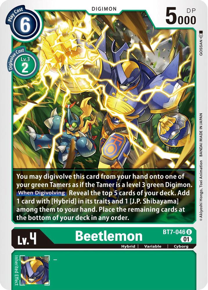 Beetlemon - Next Adventure - Uncommon - BT7-046 U