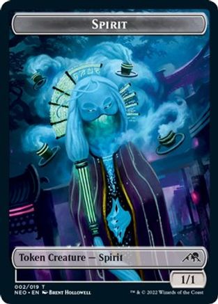 Spirit Token (002) - Kamigawa: Neon Dynasty - T - 2