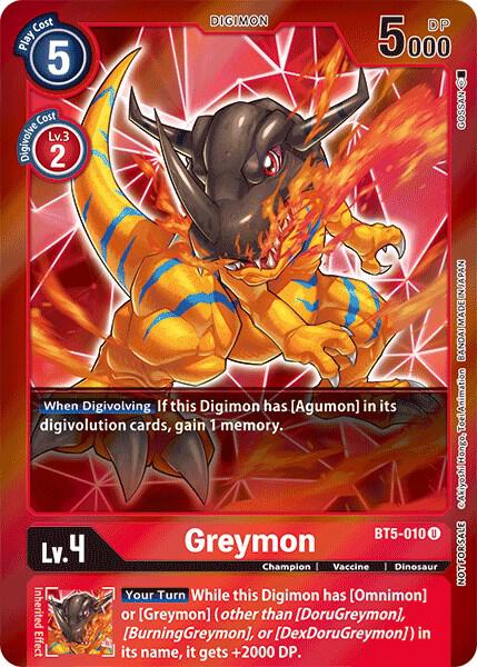 Greymon (Event Pack 2) - Battle of Omni - Uncommon - BT5-010 U