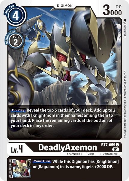 DeadlyAxemon - Next Adventure - Common - BT7-059 C