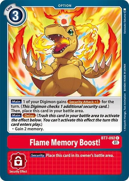Flame Memory Boost! - Next Adventure - Common - BT7-092 C