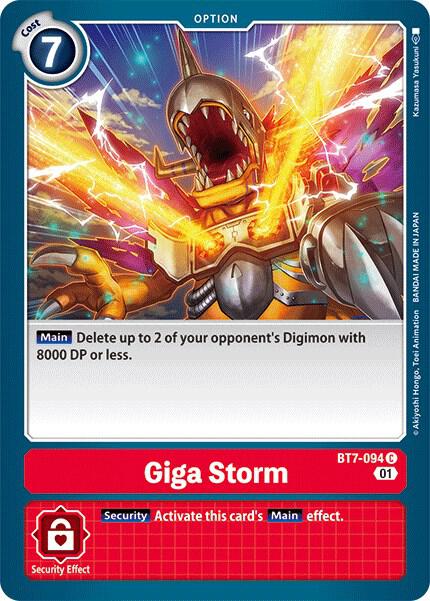 Giga Storm - Next Adventure - Common - BT7-094 C