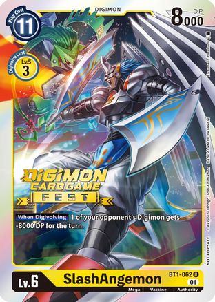SlashAngemon (Digimon Card Game Fest 2022) - Release Special Booster - Promo - BT1-062 U