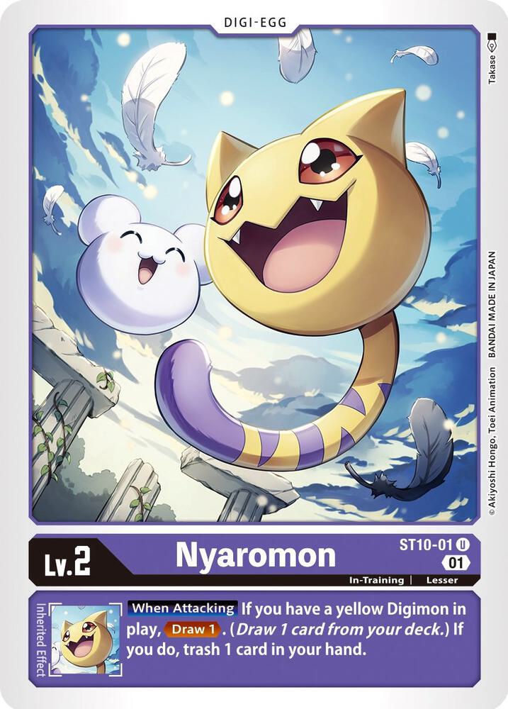 Nyaromon - Starter Deck 10: Parallel World Tactician - Uncommon - ST10-01