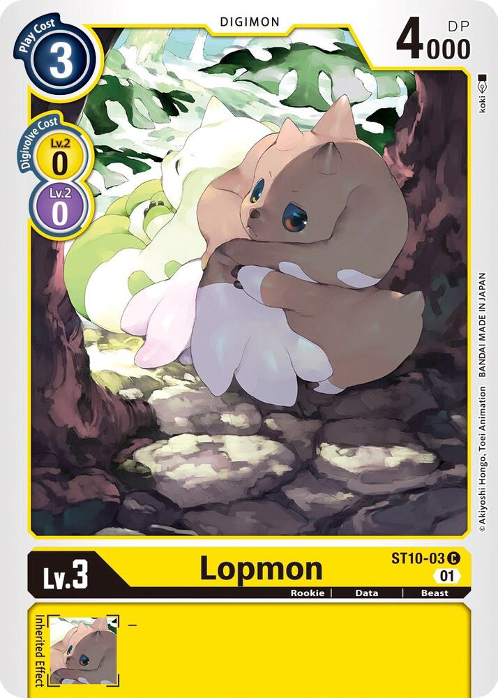 Lopmon - Starter Deck 10: Parallel World Tactician - Common - ST10-03