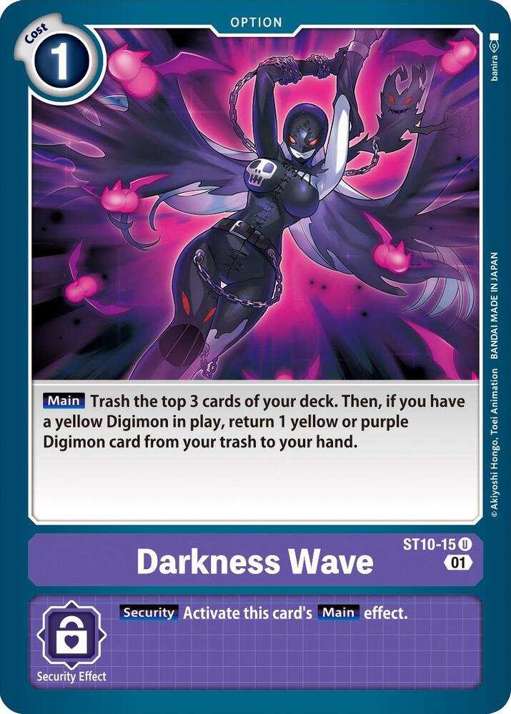 Darkness Wave - Starter Deck 10: Parallel World Tactician - Uncommon - ST10-15 U