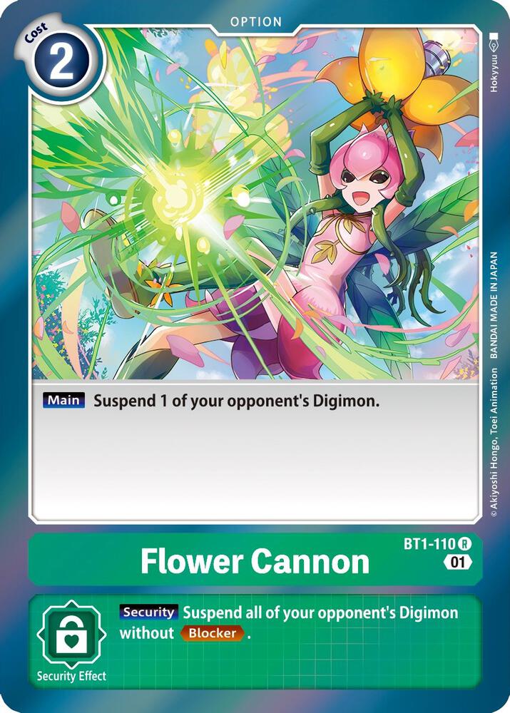 Flower Cannon (Parallel Rare) - Starter Deck 09: Ultimate Ancient Dragon - Rare - BT1-110 R
