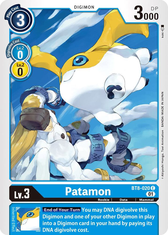 Patamon - New Awakening - Common - BT8-020 C